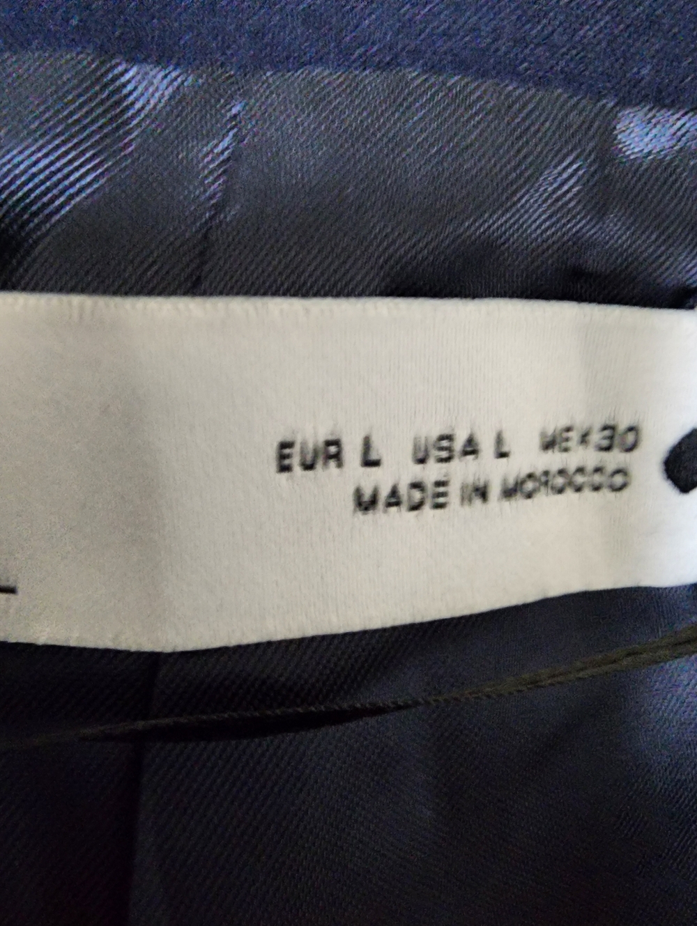 ZARA Navy Tailored Vest - Picture 4 of 9
